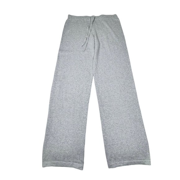 NWT Kier+J Sweater Pant Sz. M Gray Knit Drawstring Mid-Rise Cotton Pajama Lounge - Picture 11 of 11